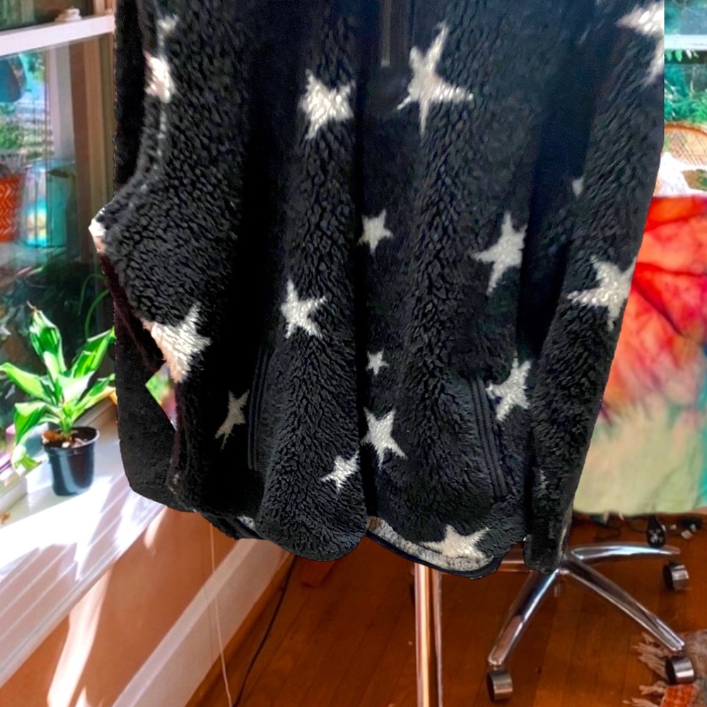 Halogen Star Plush Teddy Qtr Zip ⋆｡˚ ☁︎ ˚｡⋆｡˚☽˚｡⋆ - Picture 4 of 7